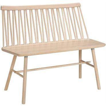 Banc en frêne blond ZigZag - Hans K