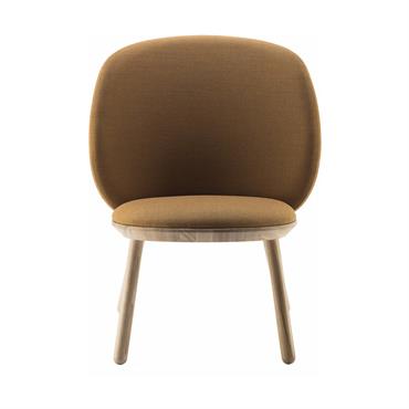 Fauteuil en tissu jaune Naïve - EMKO