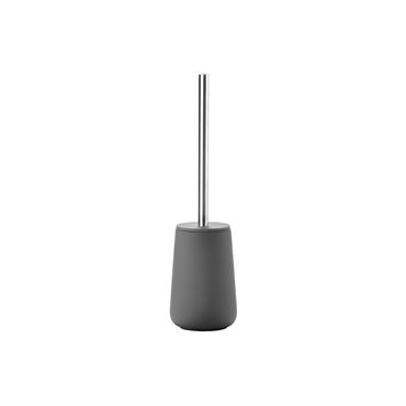 Brosse de toilette en porcelaine gris