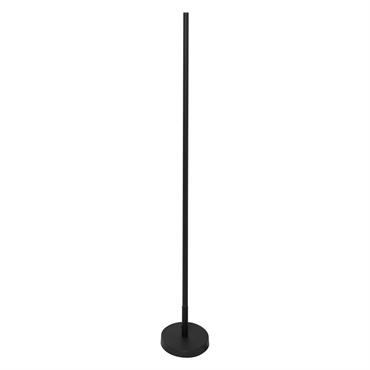 Lampe sur pied intelligente en aluminium noir