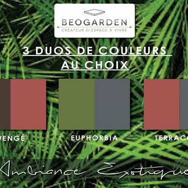Pour les amoureux de voyages, optez pour une Beogarden au style exotique qui apportera un aspect dépaysant dans votre jardin.  Domozoom