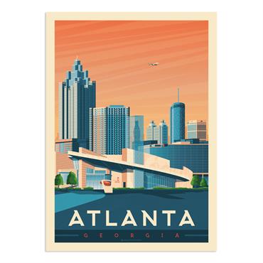 Affiche Atlanta  50x70 cm