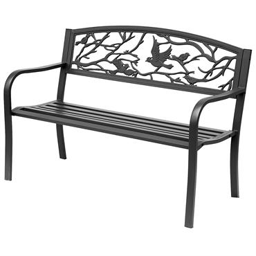 Banc 3 places de jardin style rural chic