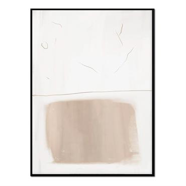 Affiche avec cadre noir -  lignes minimalistes - 50x70
