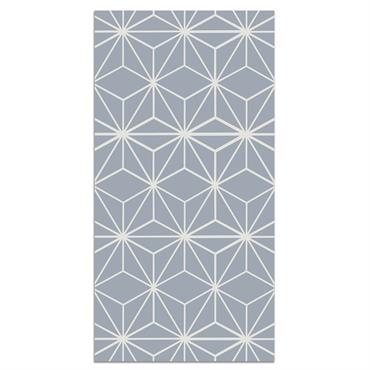 Apportez une touche unique et moderne à votre maison avec ce tapis vinyle au design de lignes étoilées. Son motif exclusif d'étoiles alignées dans une variété de couleurs vibrantes et ...