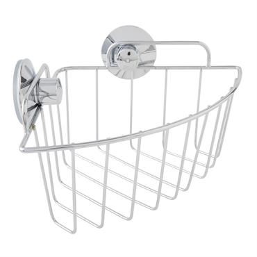 Etagère de bain en ABS chromé argent
