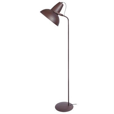 Lampadaire liseuse métal marron