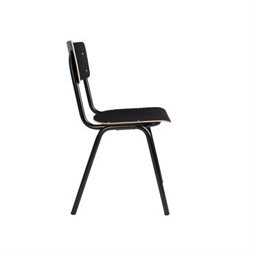 Chaise design en bois noir