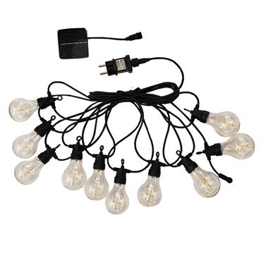 Guirlande lumineuse extérieur connectable Plastique Noir 7