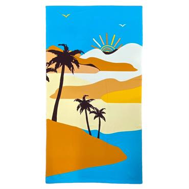Serviette de plage microfibre Duness 90x170cm multicolore