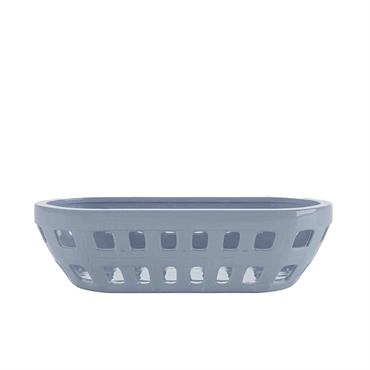 Corbeille tressée en céramique ajourée bleue PalmaAvec cette corbeille céramique de style vintage, c’est le charme des objets quotidiens artisanaux de nos grands-mères qui débarque dans nos intérieurs. On admire ...