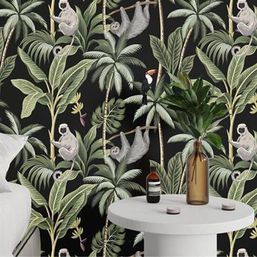 Papier Peint Singes