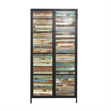 Armoire en métal multicolore 93 cm