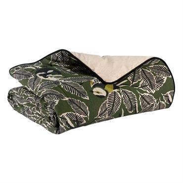 Edredon  en coton olive 85 x 200