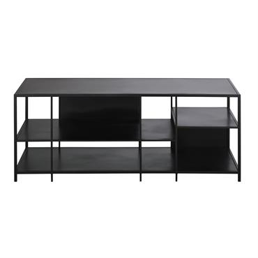 Meuble TV en métal noir