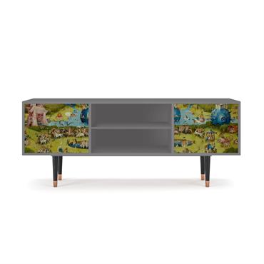 Meuble TV  multicolore 2 portes L 170 cm