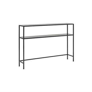 Console métal design  Fari  Noir 24X120
