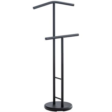Valet de chambre avec cintre en métal Noir