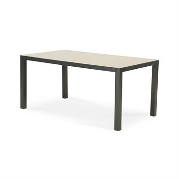 Table de salle à manger 160×90 cm marron