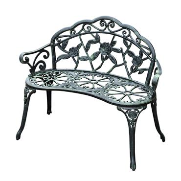 Banc de jardin 2 places style néo-rétro