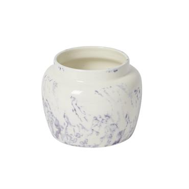 Cache-pot en céramique effet marbre D17