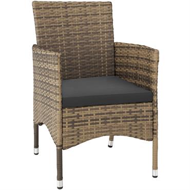 Passez d'agréables heures de détente avec notre lot de 2 fauteuils de jardin tectake. Complétez votre mobilier de jardin existant en ajoutant des chaises supplémentaires à votre salon de jardin. ...