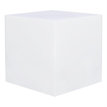 Cube lumineux sans fil plastique blanc H40cm