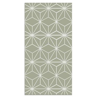 Apportez une touche unique et moderne à votre maison avec ce tapis vinyle au design de lignes étoilées. Son motif exclusif d'étoiles alignées dans une variété de couleurs vibrantes et ...