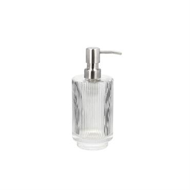 Distributeur de savon en verre transparent