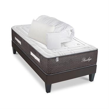 Pack  90x200 cm  Matelas Ressorts 