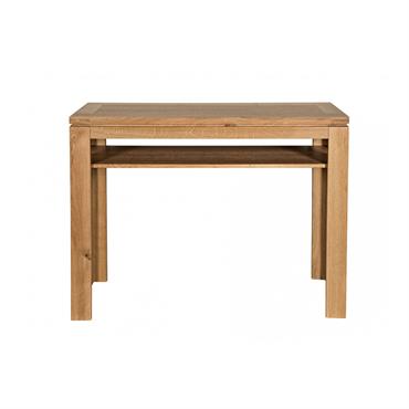 Console bois chêne clair massif
