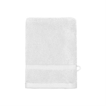 Lot de 3 gants de toilette 600 g/m²  blanc 16x22 cm