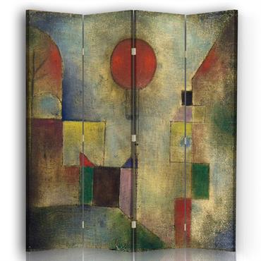 Paravent cloison Ballon Rouge - Paul Klee 145x180cm 
