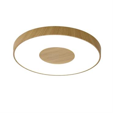 Plafonnier design en plastique bois