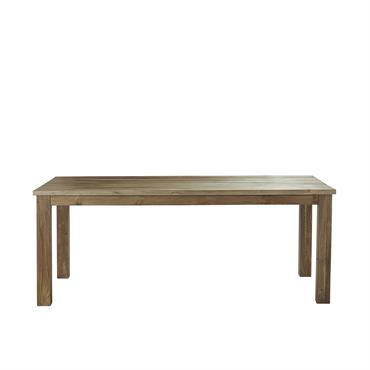 Table en teck recyclé massif 10 pers