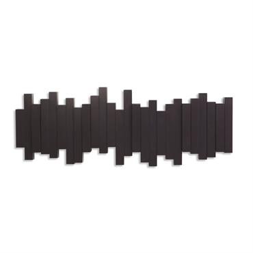 Porte manteau design mural sticks expresso