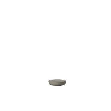 Porte-savon en porcelaine taupe