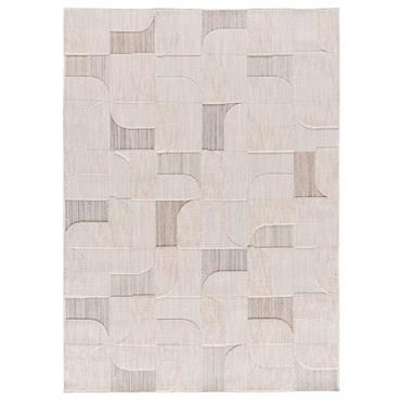 Tapis à relief de style ethnique en beige