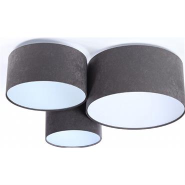 Plafonnier Tissu Gris