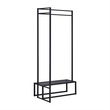 Portant vêtements métal L80 x H165 cm