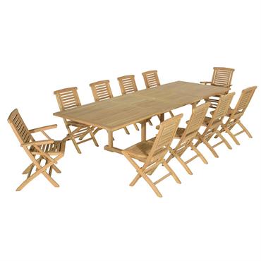 Salon de jardin 8 chaises 
