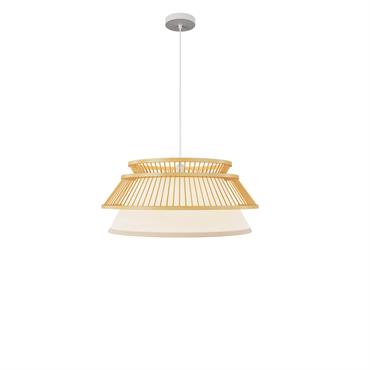 Suspension en bambou naturel D46 cm