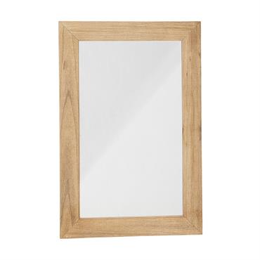 Miroir mural en sapin 120x80cm Lohan - Bloomingville