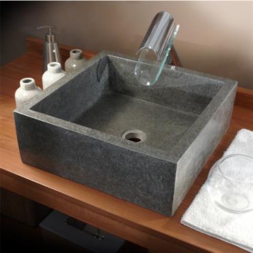 Envie d’une ambiance plus naturelle dans la salle de bain ? La vasque en pierre s’invite désormais dans nos salles ... Domozoom