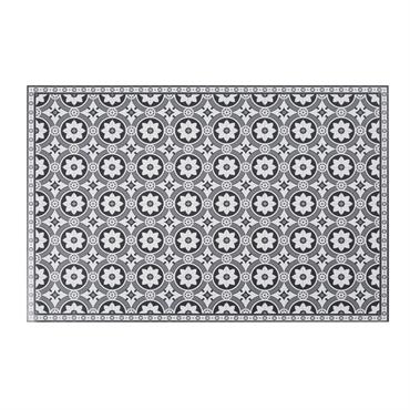 Tapis en vinyle motifs carreaux de ciment 100x150