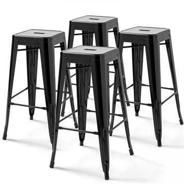 Ces 4 tabourets en métal au style industriel sont au cœur de la tendance. Ils se déclinent en différentes couleurs pour ajouter du peps à votre décoration. Les tabourets industriels ...