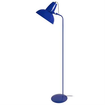 Lampadaire liseuse métal bleu