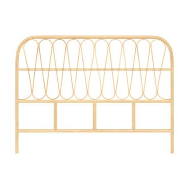 Tête de lit en rotin naturel 140 cm