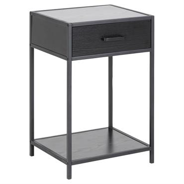 Table de chevet ou d'appoint 1 étagère et un tiroir