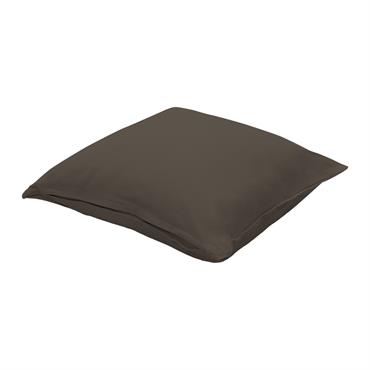 Coussin extérieur en coton taupe 60x60cm